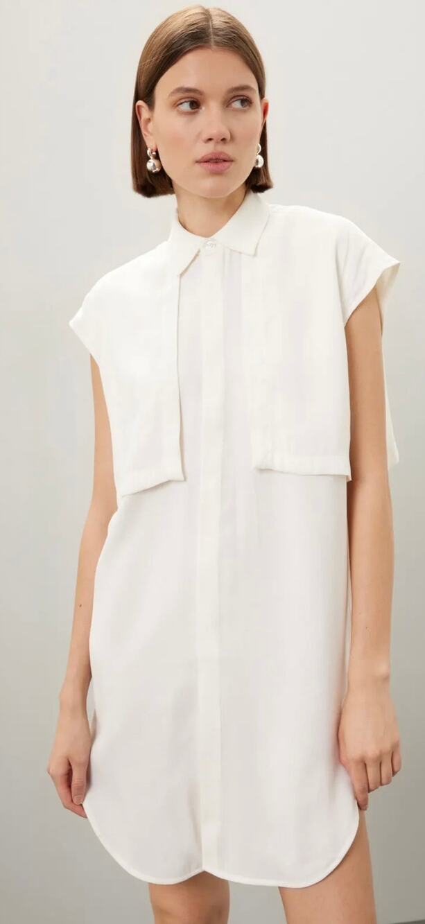 Kingsley White NES Shirt Dress XL